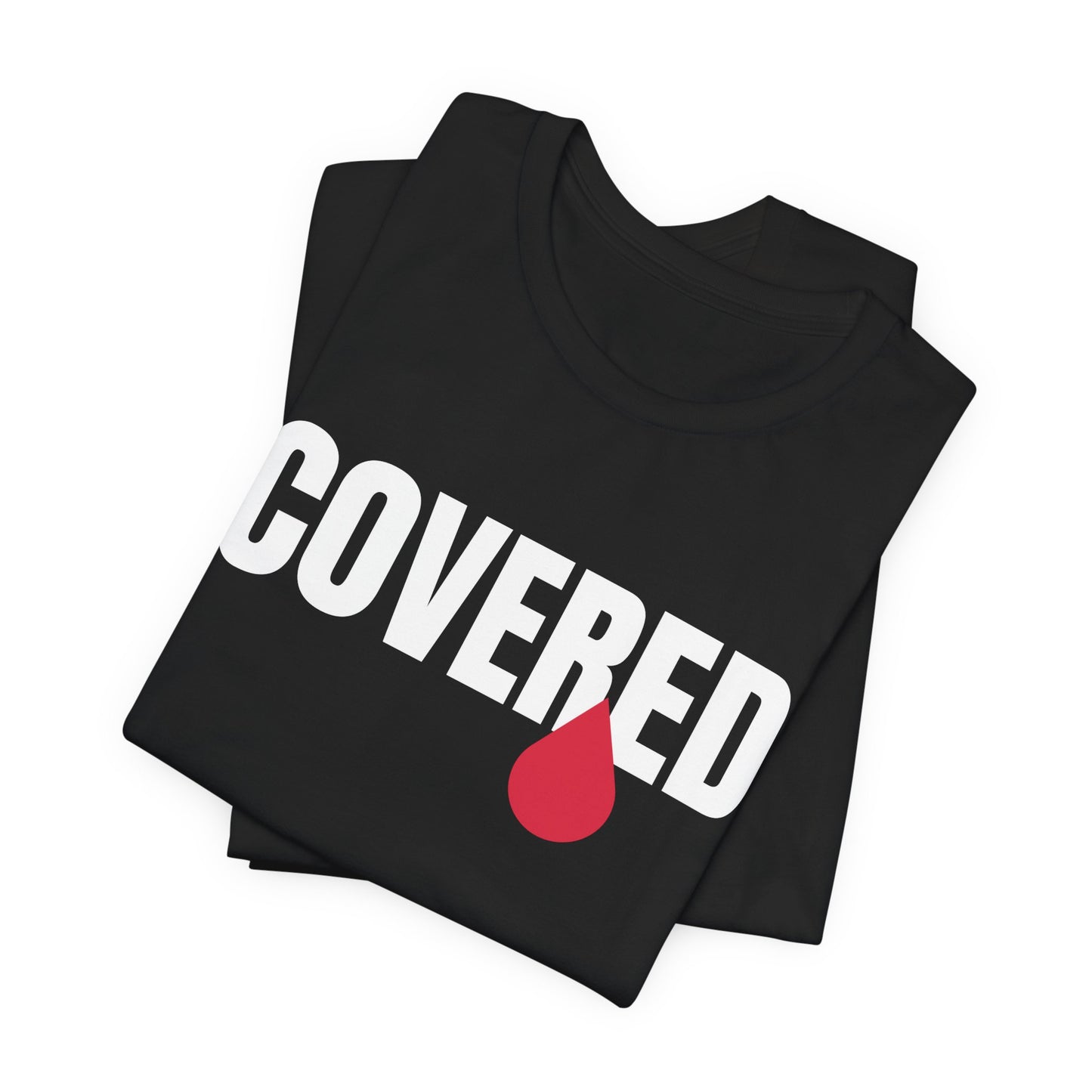 Minimal Red Blood Drop Tee — Medical Donor Awareness T-Shirt