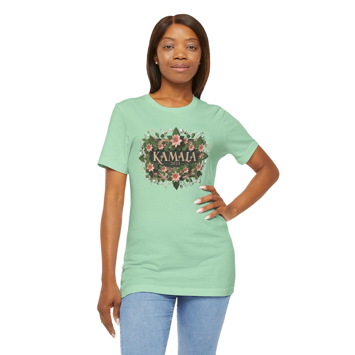 Ivy and Pearls Design -Kamala 2024 Unisex Tee -