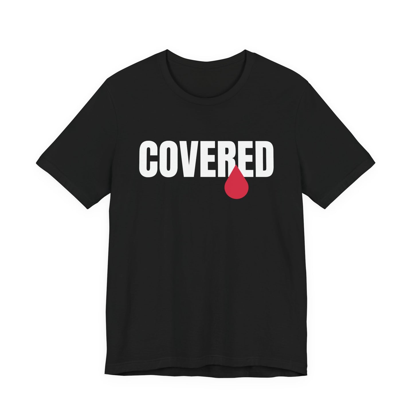Minimal Red Blood Drop Tee — Medical Donor Awareness T-Shirt