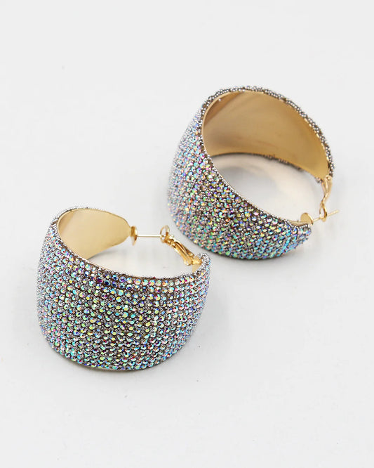 Bling Hoop earrings