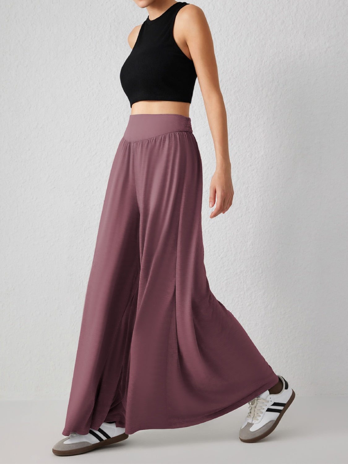 High Waist Wide Leg Pants